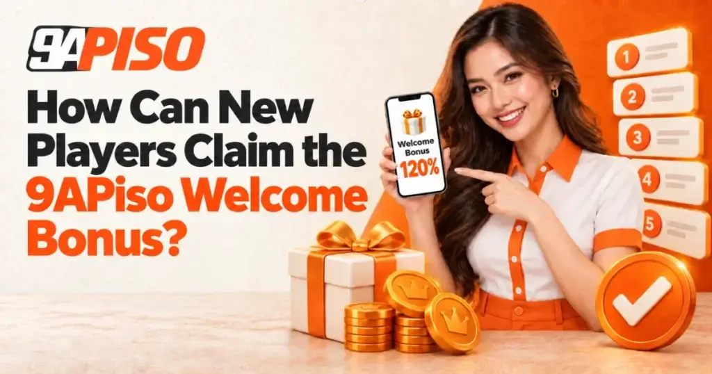 image of how can new players claim the 9apiso welcome bonus?