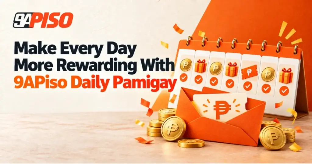 image of make every day more rewarding with 9apiso daily pamigay