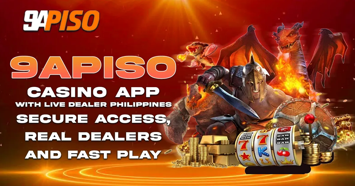 image of 9apiso casino app with live dealer philippines: secure access, real dealers, and fast play