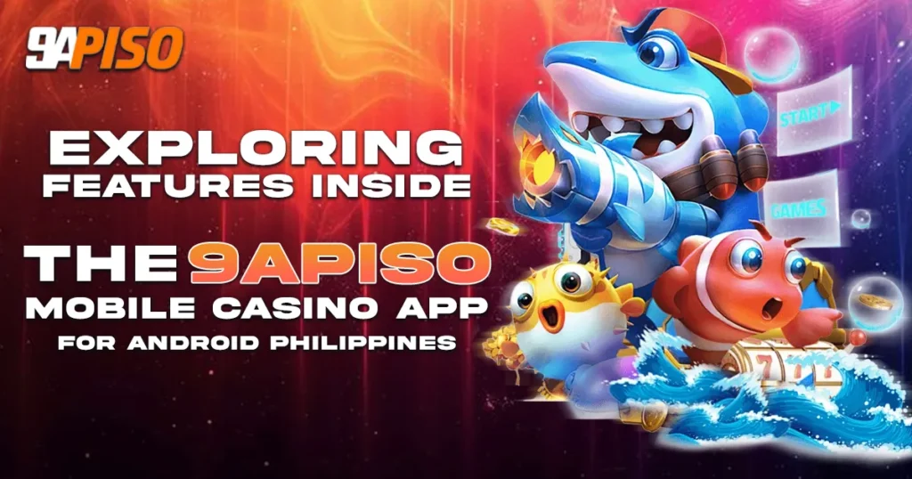 image of exploring features inside the 9apiso mobile casino app for android philippines