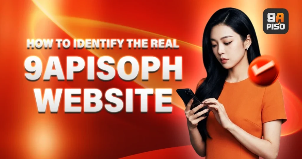 image of how to identify the real 9apisoph website