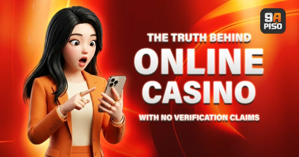 image of the truth behind online casino with no verification claims